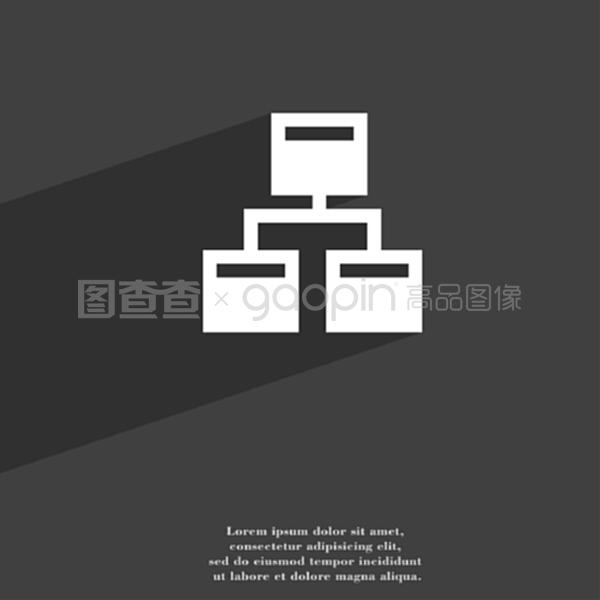 平面設(shè)計(jì)的現(xiàn)代網(wǎng)頁美學(xué) 本地網(wǎng)絡(luò)圖標(biāo)、長陰影與空間藝術(shù)的融合